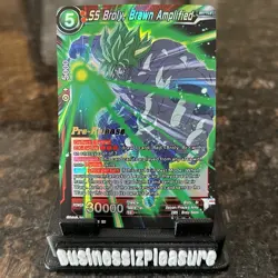 SS Broly Brawn Amplified BT13 PRERELEASE Foil Dragon Ball Super Card Game | NM - Image 1