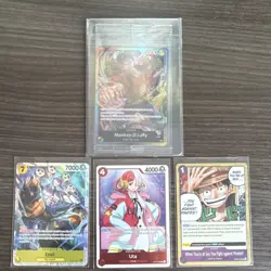 One Piece Card Game Bandai Lot - Monkey D. Luffy, Enel, Uta, Event - Image 1