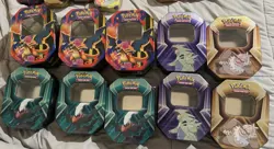 Pokemon TCG Lot of 48 Collectible Storage EMPTY Tins ONLY - NO CARDS - Image 2