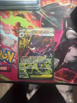 Pokemon Mega Gengar GX Holo Card Ghost Type 350 HP 230 Attack TCG - Image 3