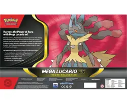 Pokemon TCG Mega Lucario ex Figure Collection Box Sealed Booster Packs Cards New - Image 2