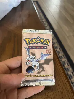 Pokemon Trading Card Game Booster Packs Fossil 11 Cards Each 1999 - Image 2