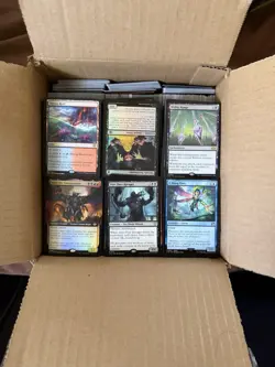 9.5lbs Wizards of the Coast Magic: The Gathering Mixed Card Lot Box English - Image 1