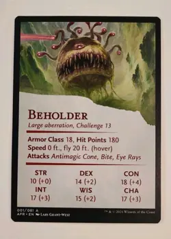 Beholder - Art Card - Art Series: Adventures in the Forgotten Realms - 001/081 - Image 2