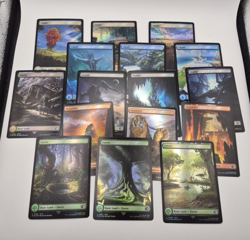 Final Fantasy Basic Lands - Complete Set NM/LP - Full Art FOIL - MTG Lot - Image 1