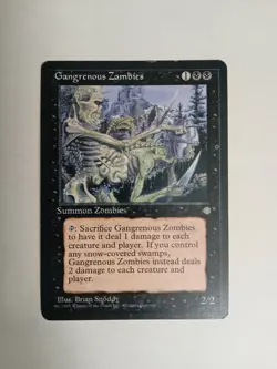 CARTA MAGIC MTG ENG 1995 GANGRENOUS ZOMBIES - Image 1