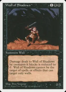 Wall of Shadows NM/M Chronicles Black Wall Mtg Magic English Regular Common - Image 1