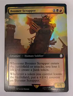 Boomer Scrapper (Extended Art) Universes Beyond: Fallout Foil - MTG RARE - Image 1