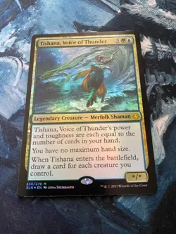 MTG Tishana, Voice of Thunder FOIL – Ixalan Mythic Rare Legendary - Image 1