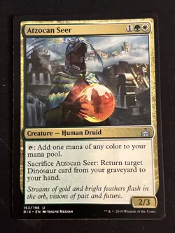 1x Atzocan Seer (153) Rivals of Ixalan LP MTG Magic the Gathering x1 MKE - Image 1