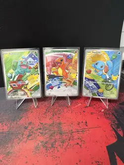 Pokemon TCG First Partner Illustration Collection Series 1 Kanto GEN 1 Set - Image 1