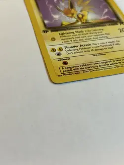 Dark Jolteon - 38/82 Pokemon Team Rocket - 1st Edition LP - Image 2