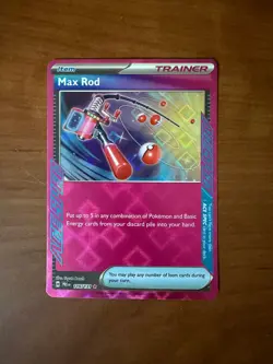 Pokemon TCG Maximum Belt, Max Rod, Scoop Up Cyclone Prismatic Evolution Bundle - Image 2