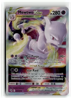 2022 Pokemon - Sword & Shield Pokemon GO Mewtwo VSTAR #031/078 - Image 1