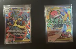 Pokemon TCG Mega LUCARIO lot Of 2 Plus Cynthia’s Spiritomb Full Art 🔥 3 Cards - Image 2