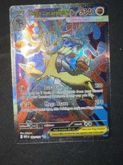 Pokemon TCG Mega LUCARIO lot Of 2 Plus Cynthia’s Spiritomb Full Art 🔥 3 Cards - Image 4