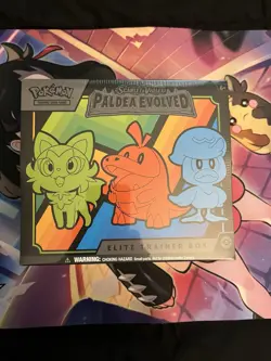 Pokemon TCG Scarlet & Violet - Paldea Evolved Elite Trainer Box - SEALED 820650853661 - Image 1