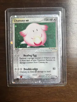 Pokemon TCG Chansey ex EX Ruby and Sapphire 96/109 Holo Ultra Rare - Image 1