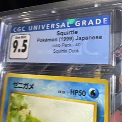CGC 9 Squirtle Mint Pokemon Japanese Intro Pack-40 Squirtle Deck Vintage PSA BGS - Image 5