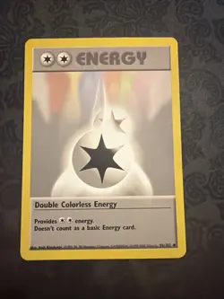 Pokemon TCG Double Colorless Energy 96/102 Base Set - Image 1