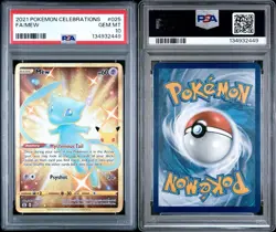 2021 POKEMON CELEBRATIONS #025 FULL ART/MEW PSA 10 - Image 3
