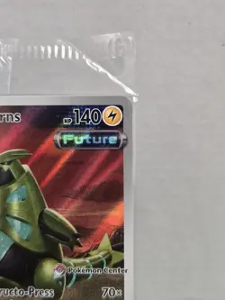 Pokemon TCG Iron Thorns SVP 098 Sealed Pokemon Center Stamped Black Star Promo - Image 3