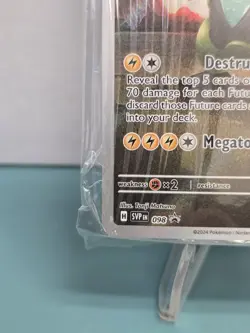 Pokemon TCG Iron Thorns SVP 098 Sealed Pokemon Center Stamped Black Star Promo - Image 4