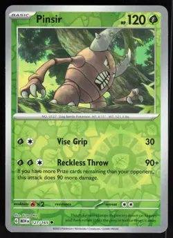 PINSIR ( MEW 127/165 ) REVERSE HOLO - Pokemon - 2023 OKA LP - Image 1