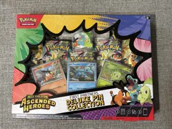 Pokemon TCG Mega Evolution Ascended Heroes First Partners Deluxe Pin Collection - Image 1