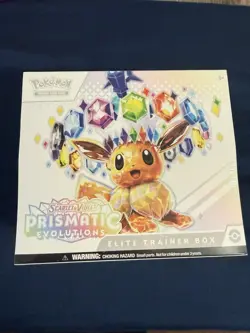 Prismatic Evolutions ETB Elite Trainer Box Pokemon TCG Sealed In Hand Fast Ship! - Image 1
