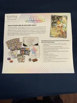 Prismatic Evolutions ETB Elite Trainer Box Pokemon TCG Sealed In Hand Fast Ship! - Image 2