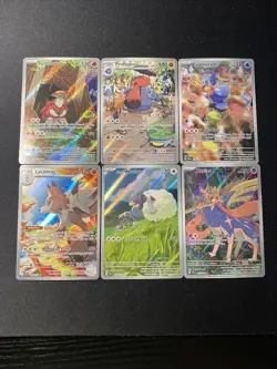 Pokemon TCG Scarlet & Violet / Mega Evolution Era Illustration Rare Holo Lot #2 - Image 1