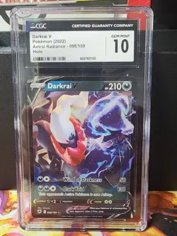 Pokemon TCG CGC 10 Darkrai V#098 Astral Radiance - Image 1