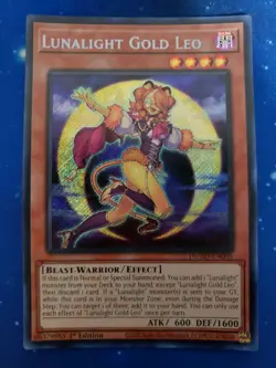 Yu-Gi-Oh! Lunalight Gold Leo DUAD-EN005 Duelist's Advance 1st Edition - Image 1