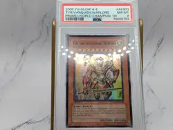 Yu-Gi-Oh! PSA 8 Tyr, The Vanquishing Warlord WCPS-AE903 Asian English - Image 1
