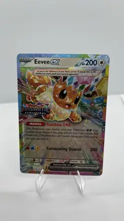 Pokemon Eevee ex Sv: Prismatic Evolutions 075/131 Promo Basic 200 HP Holo - Image 1