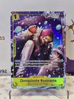 One Piece: Donquixote Rosinante Alt Art OP12-108 TR The Azure Sea's Seven - Image 1