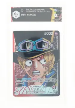 One Piece Card Game -Sabo Prarallel (L) - OP05-001 - GRAAD 9.5 JAP 2023 - Image 1