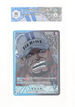 One Piece Card Game - Sakazuki Parallel (L) - OP05-041 - GRAAD 10 JAP 2024 - Image 1