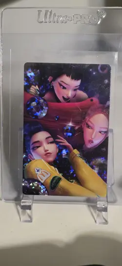 McDonald’s K-pop Demon Hunters Huntrix Meal Rumi Zoey Mira Card - Image 1