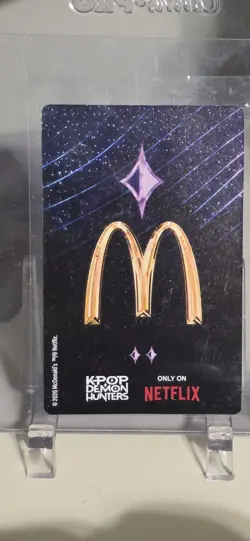 McDonald’s K-pop Demon Hunters Huntrix Meal Rumi Zoey Mira Card - Image 2