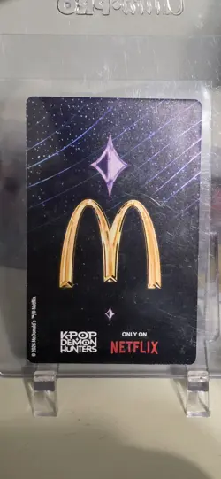 McDonalds KPOP Demon Hunter Saja Boys Meal Mystery Holo Card - Image 2