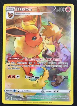 Pokemon Flareon TG01/TG30 2-Card Lot Trainer Gallery Brilliant Stars Near Mint H - Image 4