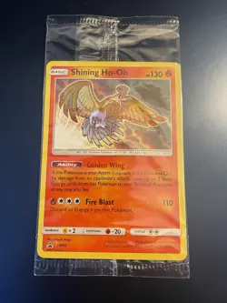 Shining Ho-Oh #SM70 Black Star PROMO Holo Foil SEALED Sun Moon Pokemon Card TCG - Image 1