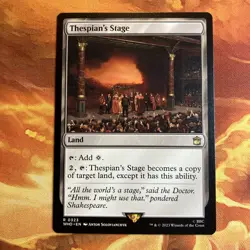 MTG Thespian's Stage Universes Beyond: Doctor Who Near-Mint Rare Land!! - Image 1