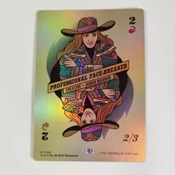 (NM-) Professional Face-Breaker Rainbow Foil 1706 Secret Lair Poker Faces MTG - Image 1