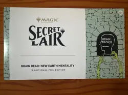 MTG Secret Lair Brain Dead: New Earth Mentality Foil Edition Sealed - Image 1