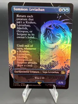 Summon: Leviathan (Borderless) Final Fantasy Foil - Image 1