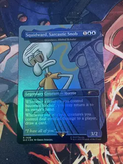 Squidward, Sarcastic Snob-Grazilaxx, Illithid Scholar Rainbow Foil Secret... - Image 1