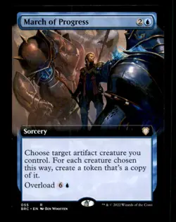 March of Progress LP Light Play Brother's War MTG [11170] - Image 1